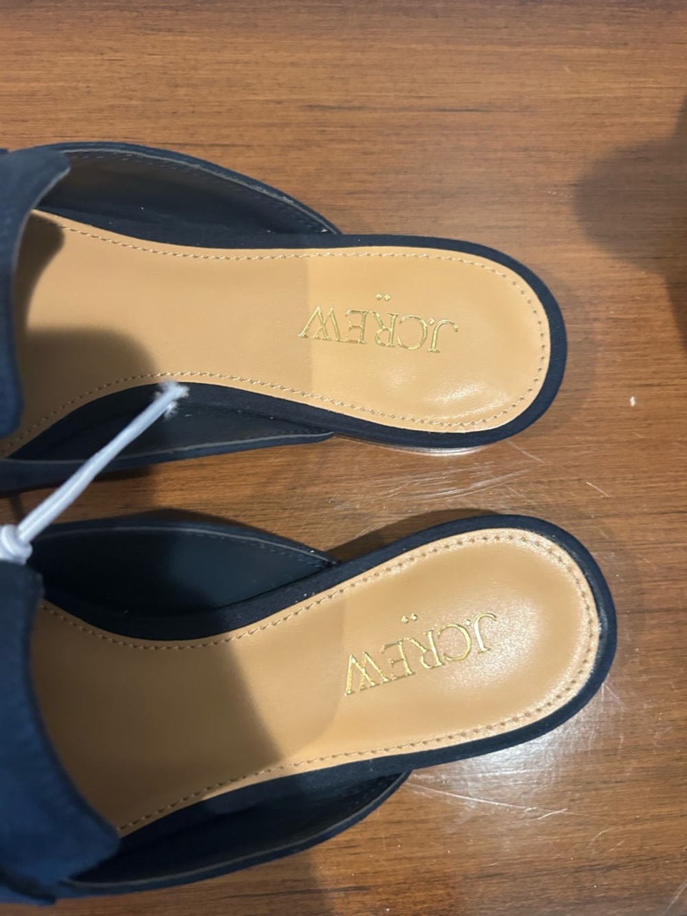 J. Crew Navy Suede Tassel Mule Loafers - Picture 4 of 5